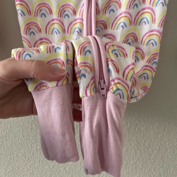 Little Sleepies Pastel Rainbow 0-3 Months Sleeper - Picture 5 of 7